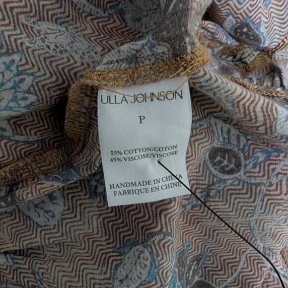 Ulla Johnson Trula Tiered Voile Mini Dress Oleander Flowy Trapeze XS Preowned - Picture 8 of 11